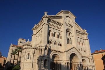 Fototapeta na wymiar Katedra w Monako