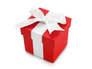 Gift with ribbon and bow