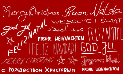 Merry Christmas languages © Tupungato