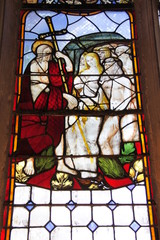 Vitrail de l'&eacute;glise Saint-M&eacute;dard &agrave; Paris