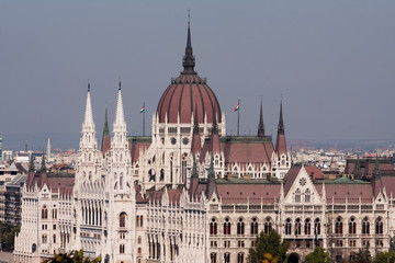 Fototapeta na wymiar Parliament of Hungary in Budapest