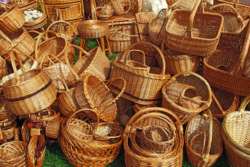 A lot of baskets