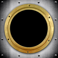 metal porthole