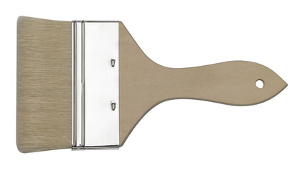 wide new paint brush