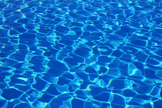 ripple blue water background
