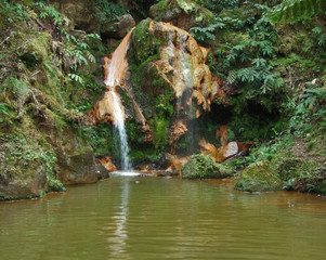 waterfall at Sao Miguel Island