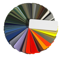 full spread color chart