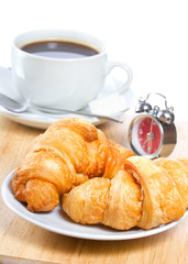 croissants and coffee