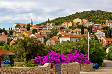 Obraz premium Adriatic village of Cunski, Island of Losinj