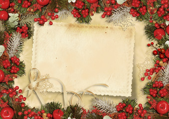 Christmas greeting card