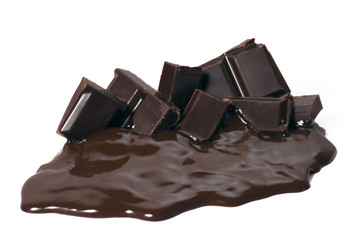 Derritiendo chocolate.