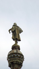 Columbus statue in Barcelona