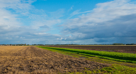 Fototapeta na wymiar Kolorowe pola rolne
