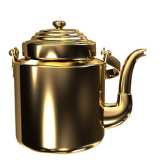 Gold kettle