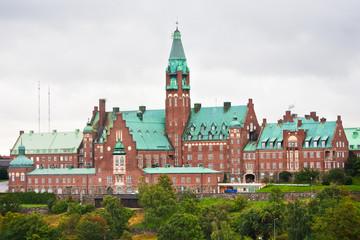 Obraz premium Danvikshem hospital in Stockholm, Sweden