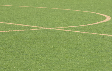 Fototapeta premium synthetic grass field