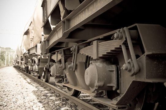 chassis of a freight train