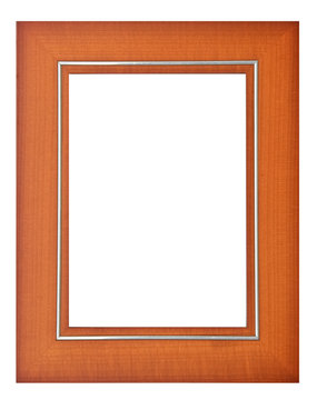 Orange wooden frame