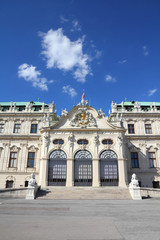 Fototapeta na wymiar Belvedere Castle, Vienna