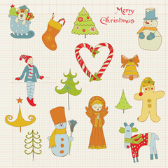 Christmas Design Elements - for scrapbook, design, invitation, g