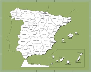 Mapa de España_2 © Packelle
