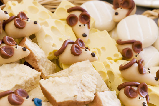 Topolini e formaggio di cioccolata