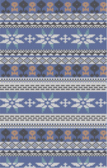 ジャガードネイビー