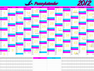 Pussy Kalender 2012