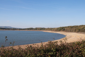 Reservoir at low water
