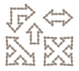 set of arrows