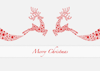 2 Flying Reindeer from Stars