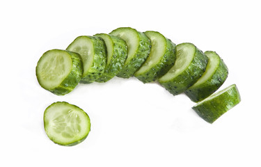 Lobules of cucumber