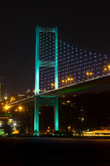 Fototapeta na wymiar Bosphorus Bridge z Istanbul, Turcja