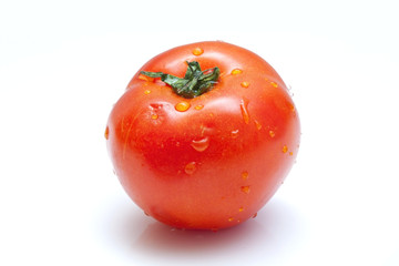 Fresh tomato isolated on white background