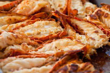 Obraz na płótnie Canvas Fried lobsters