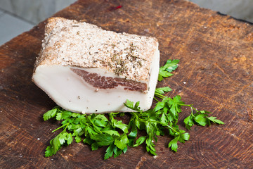 Famous Italian Lard from Colonnata