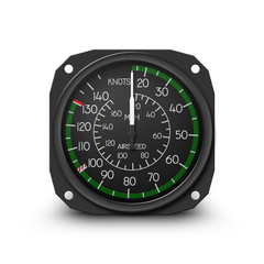 Helicopter air speed indicator (R44)