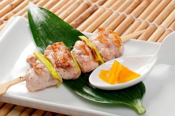 Japanese skewered chicken,Yakitori