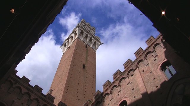 Campanile, Siena, Italien