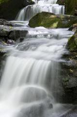 Fototapeta na wymiar Waterfall in the Lumsdale valley, England