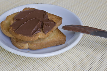 chocolate and rusk