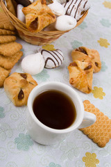 Cup of tea and biscuits