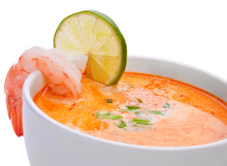Soup with seafood