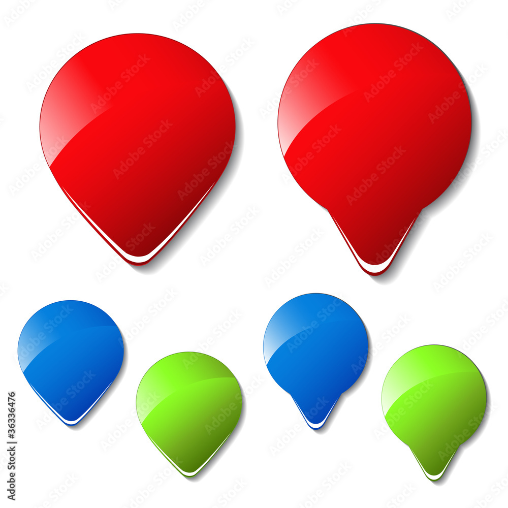 Poster vector arrow buttons