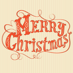 Merry Christmas text frame