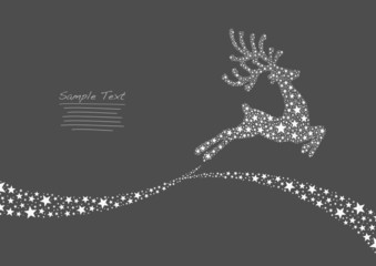 Flying Reindeer from Stars