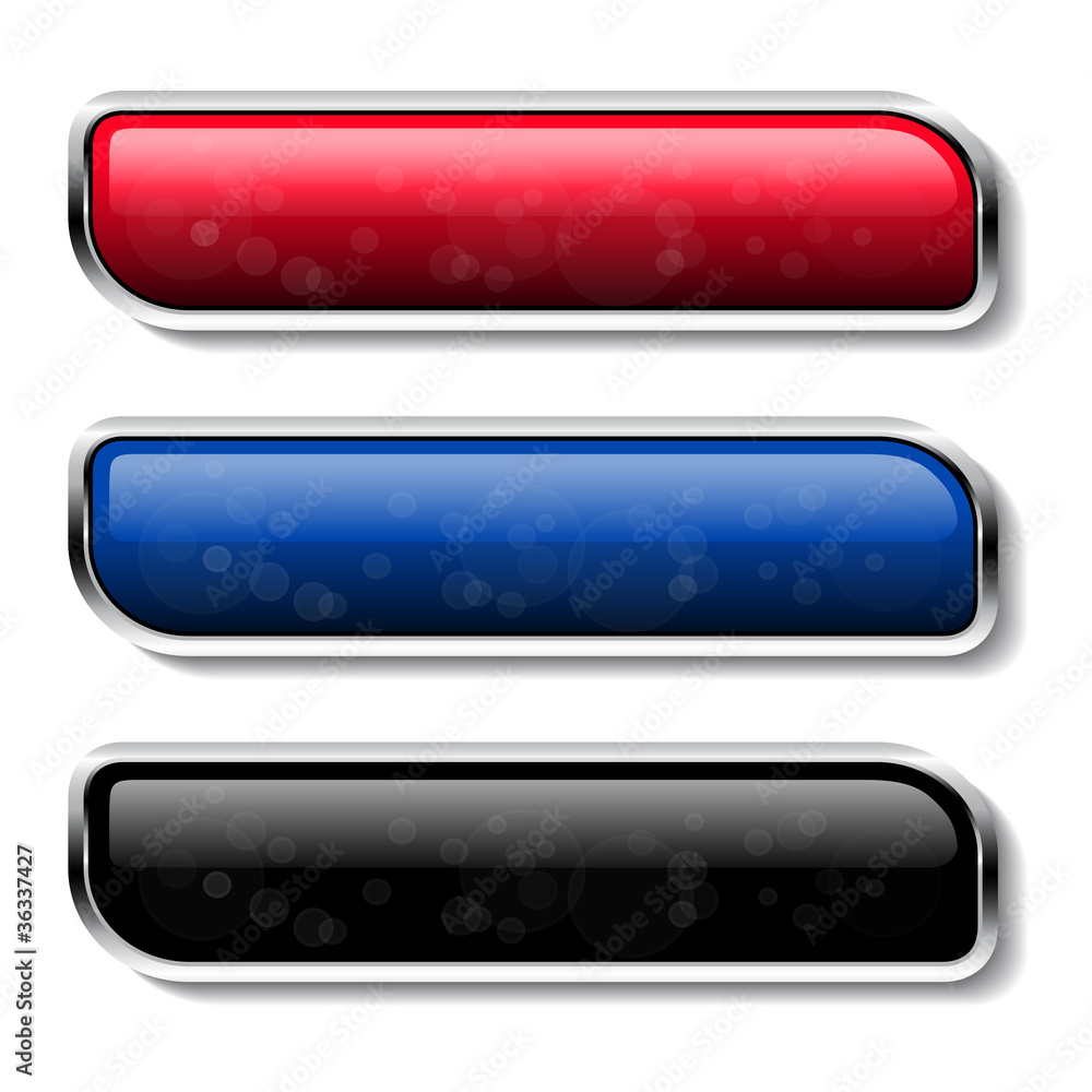 Poster vector color buttons - eps 10