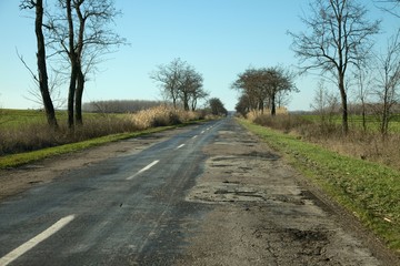 Fototapeta na wymiar Rural road
