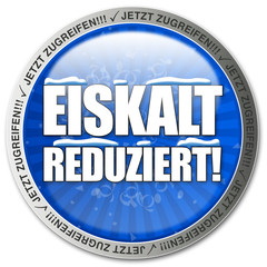 Eiskalt reduziert! Button, Icon