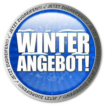 Winterangebot! Button, Icon